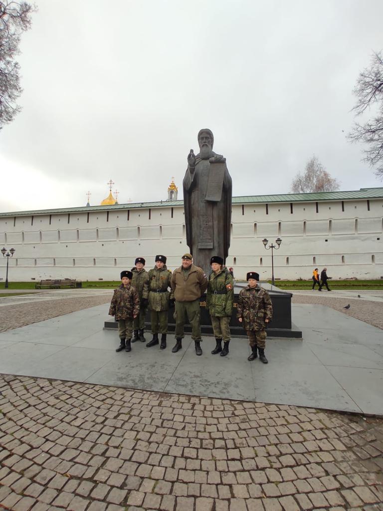 Паломничество кадетов в Троице-Сергиеву лавру