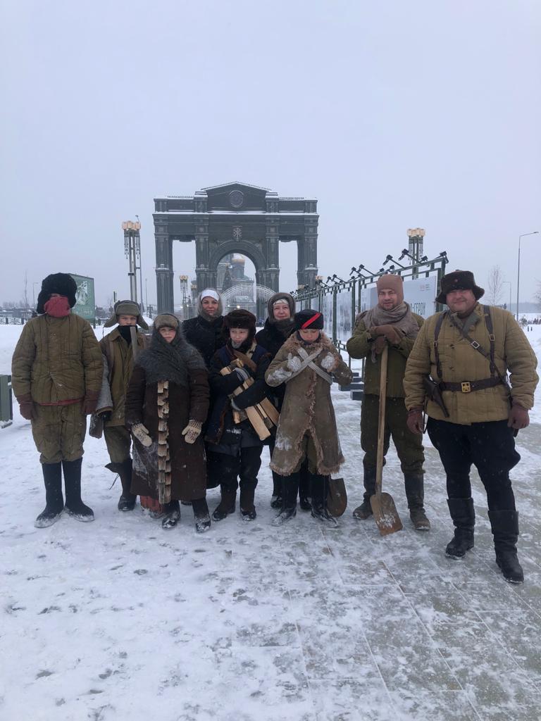 Военно-историческая реконструкция в парке «Патриот»